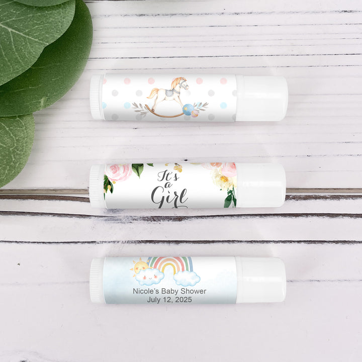 Baby Shower Personalized Lip Balm