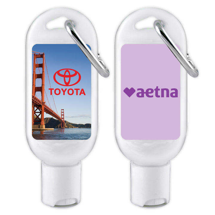 Custom Corporate Sunscreen with Carabiner (SPF 30)