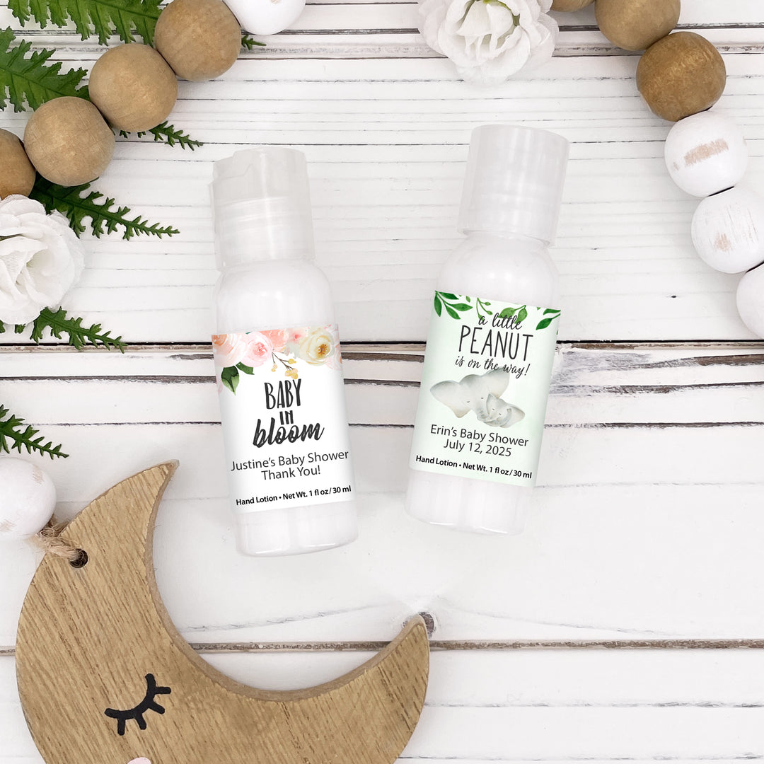 Baby Shower Hand Lotion Favors