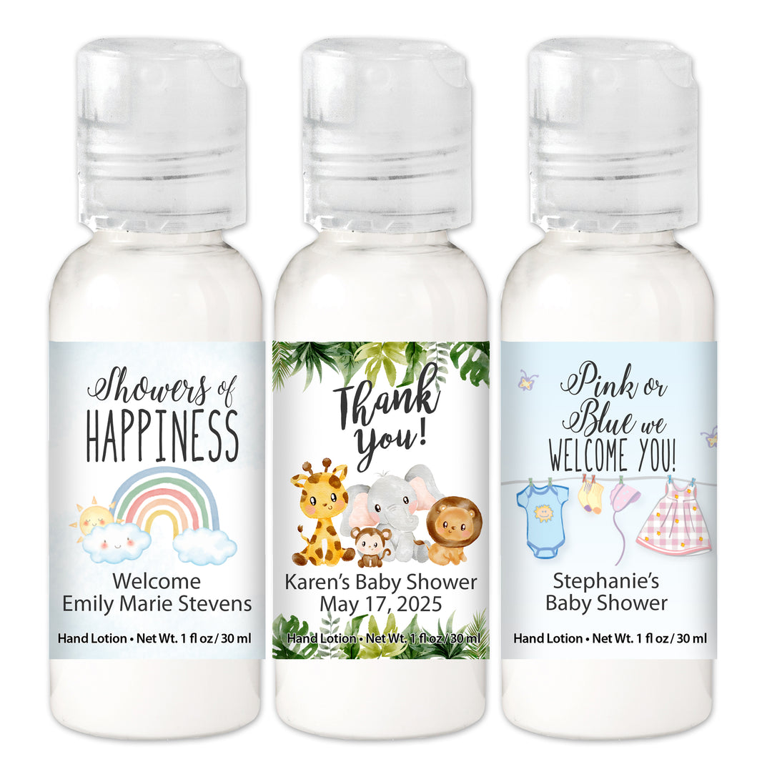 Baby Shower Hand Lotion Favors