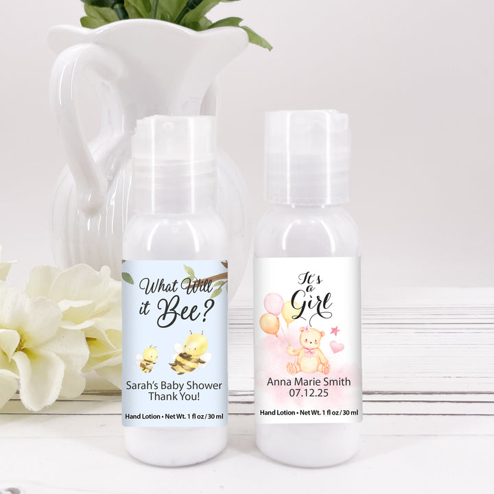 Baby Shower Hand Lotion Favors