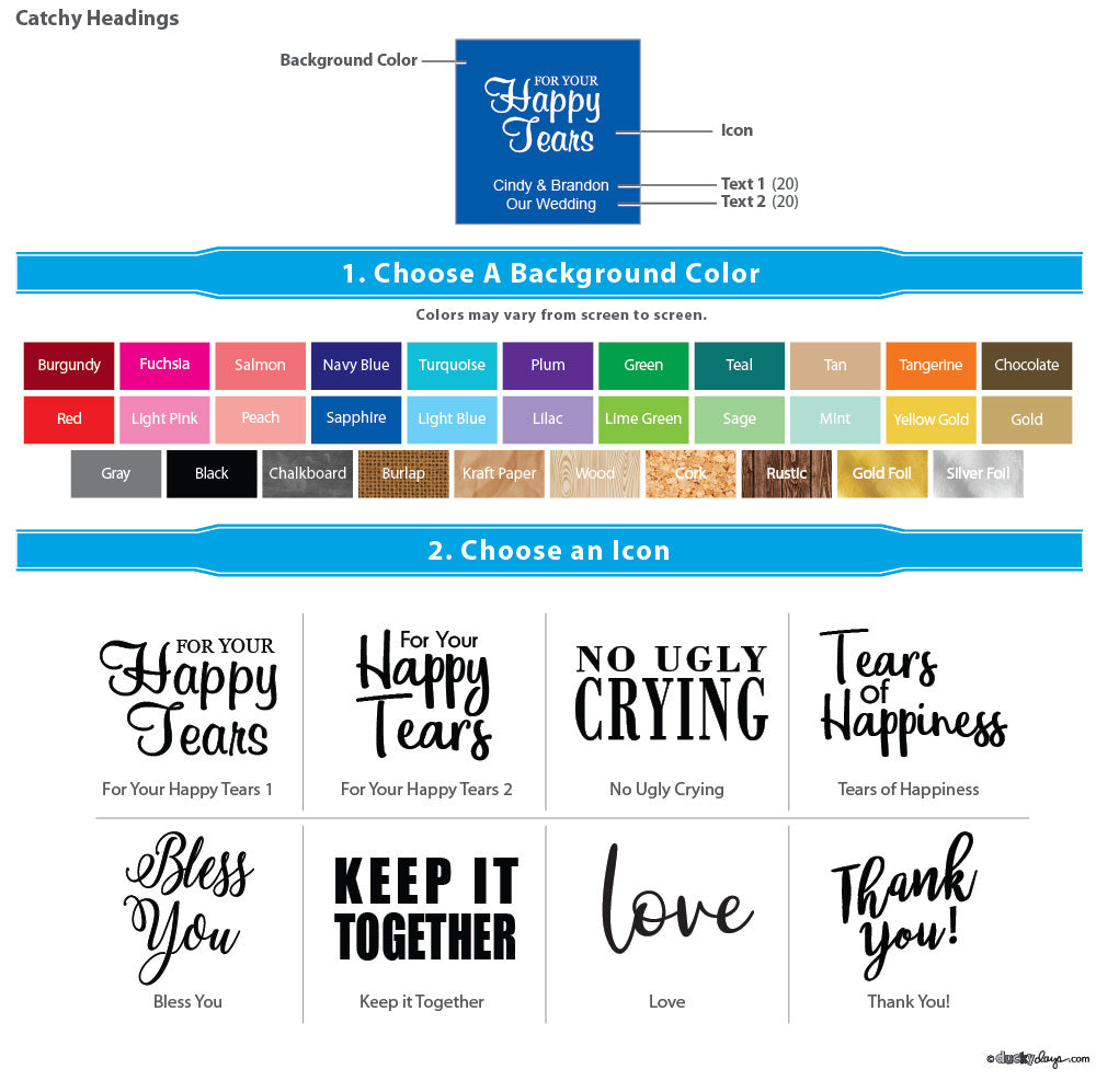 Catchy Sayings Tissue Packs
