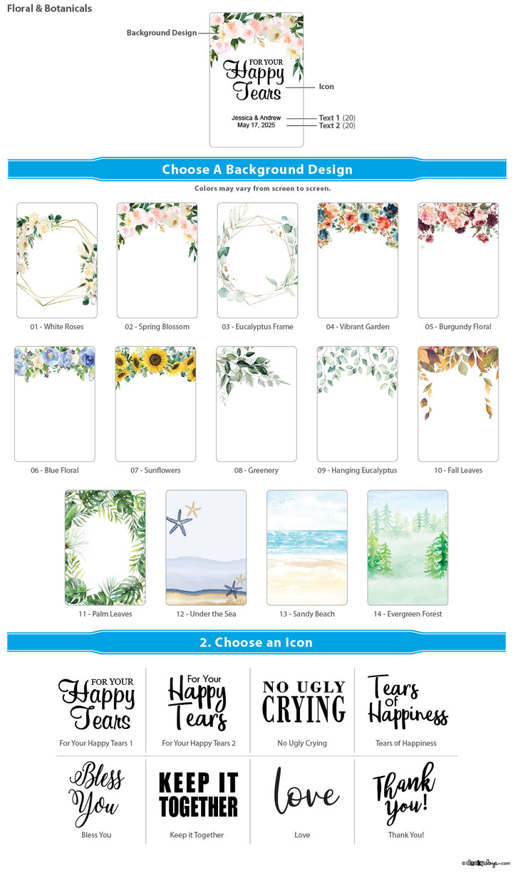Floral &amp; Botanicals Tissue Packs