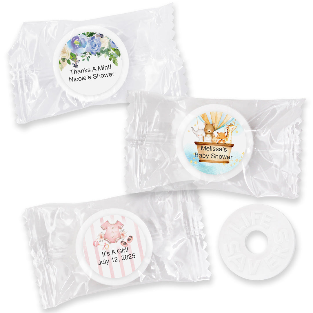 Baby Shower Life Savers Mint Favors