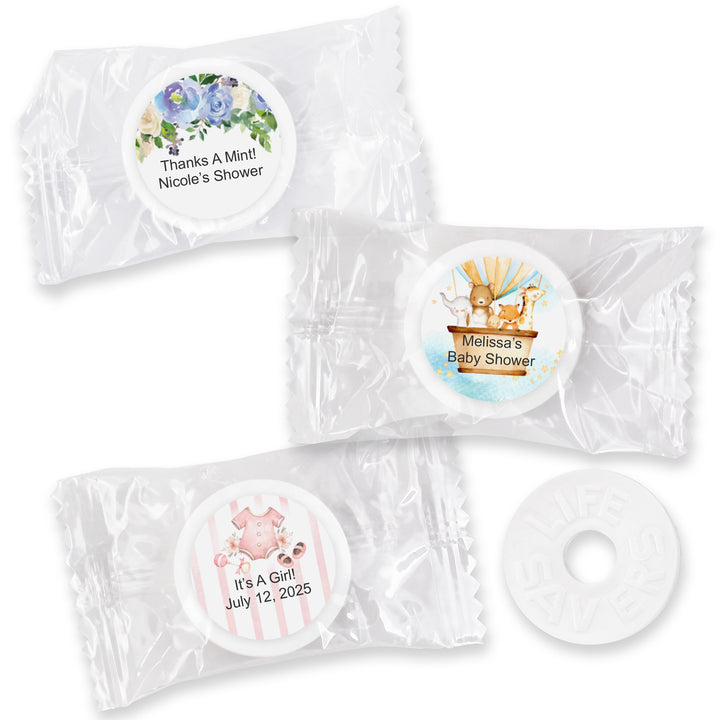 Baby Shower Life Savers Mint Favors