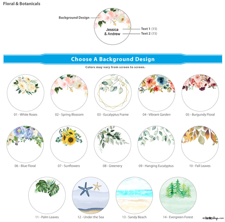 Floral &amp; Botanicals Personalized Life Savers