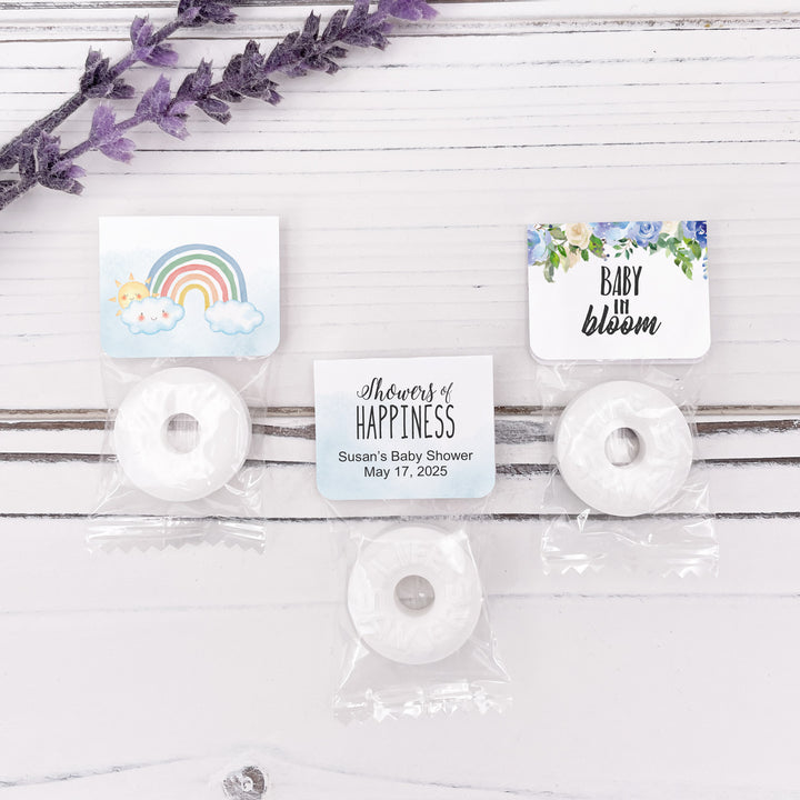 Baby Shower Life Savers Mint Tags