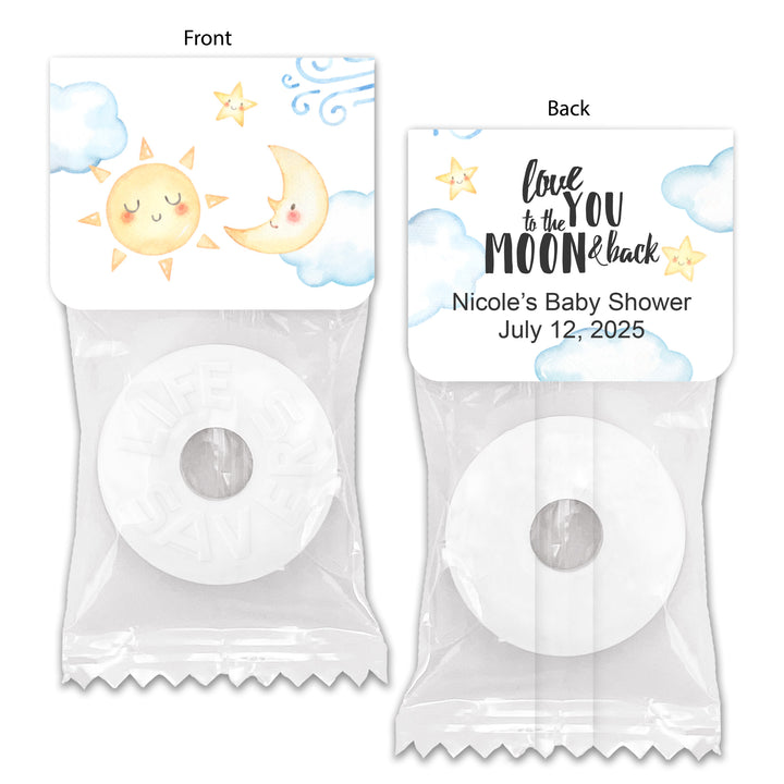 Baby Shower Life Savers Mint Tags