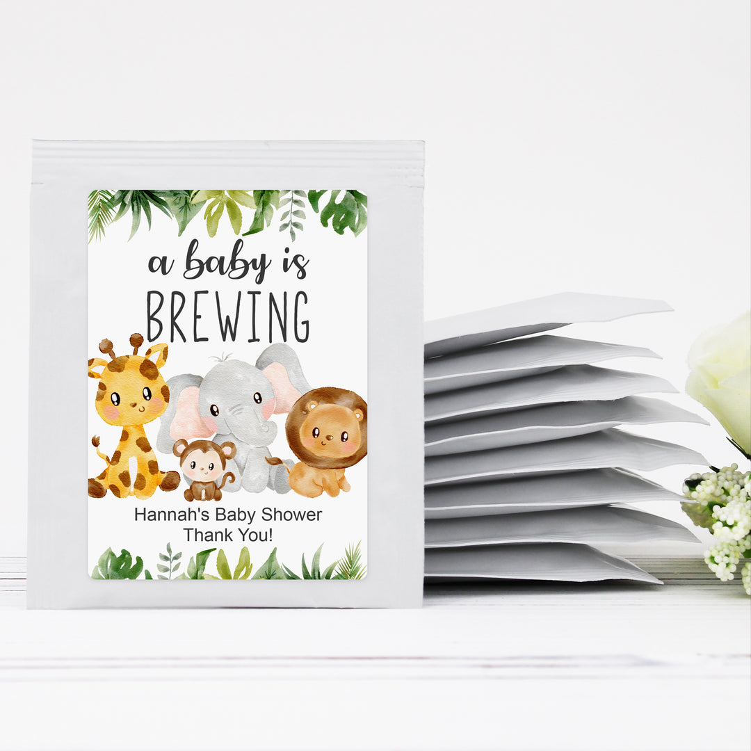 Baby Shower Tea Bag Favors