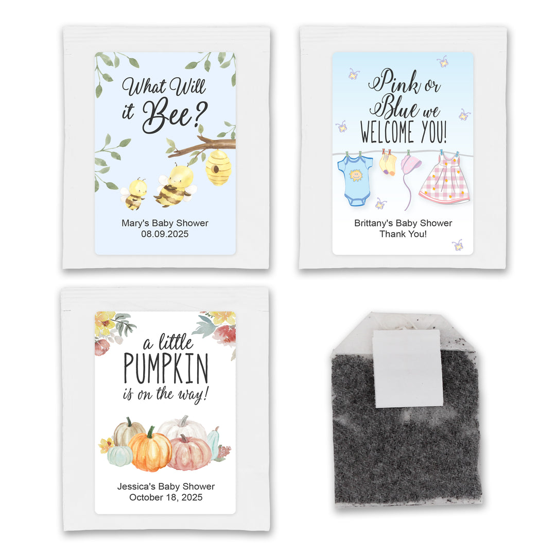 Baby Shower Tea Bag Favors