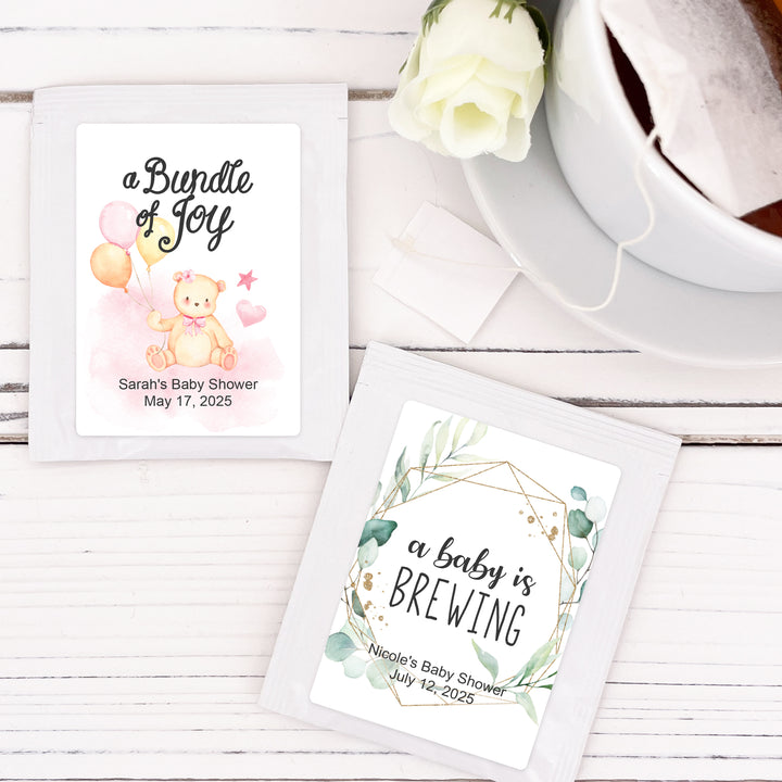 Baby Shower Tea Bag Favors