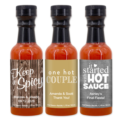 Catchy Sayings Personalized Hot Sauce