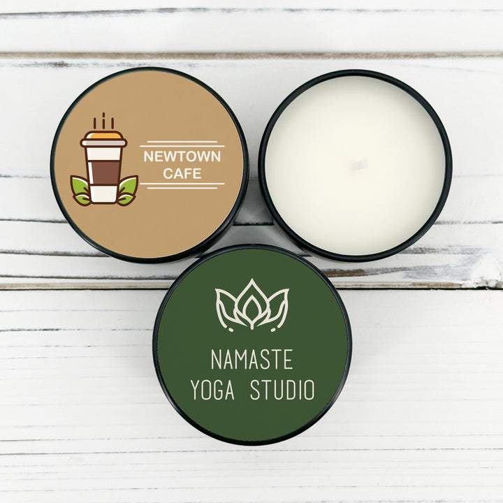 Custom Corporate Candles (Black)