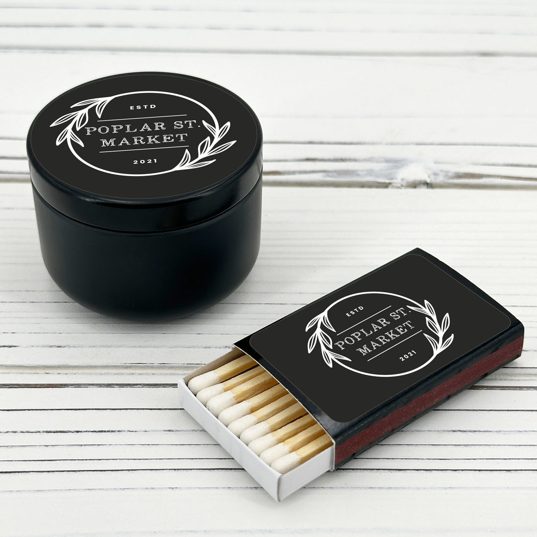 Custom Corporate Candles (Black)