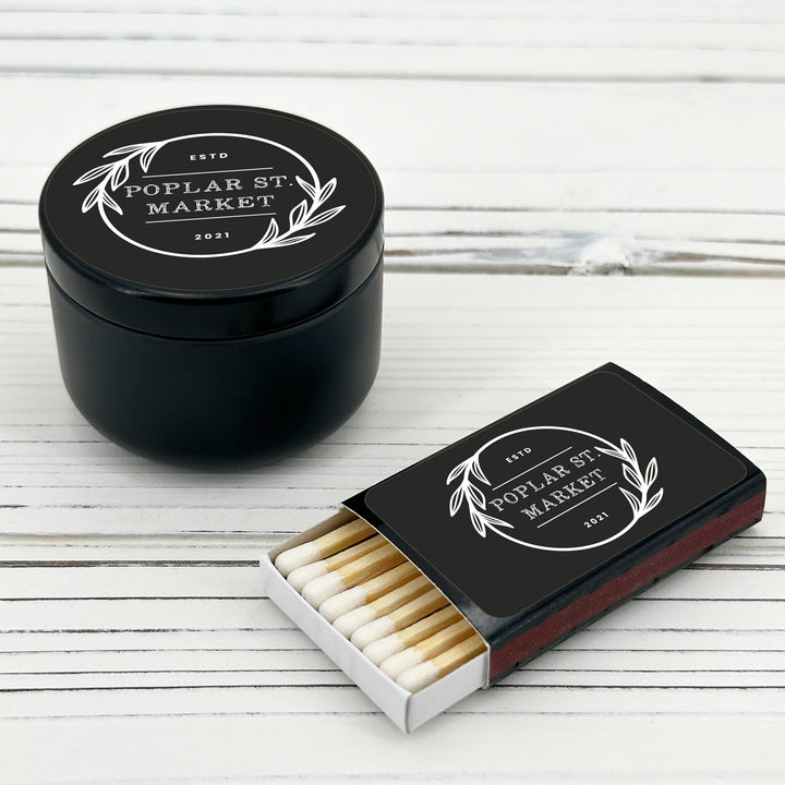 Custom Corporate Candles (Black)