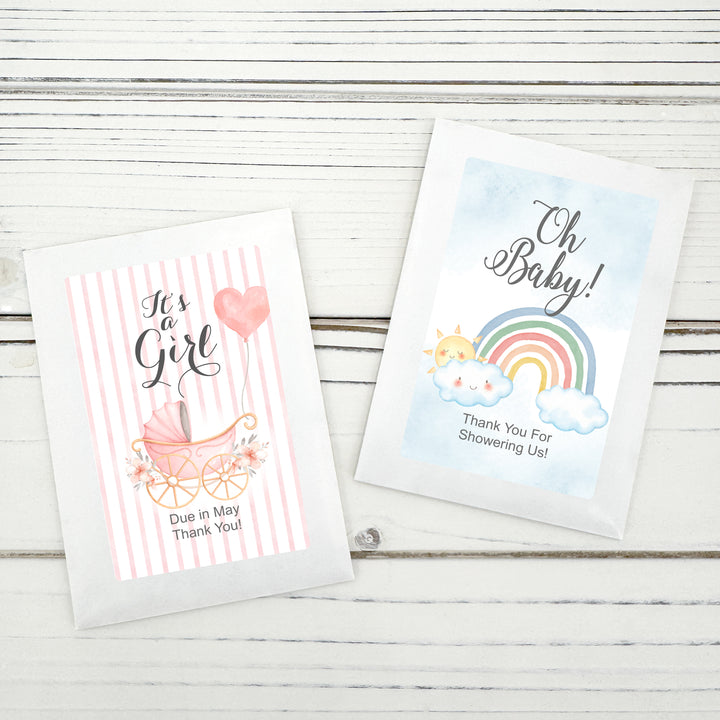 Baby Shower Wildflower Seed Packet Favors