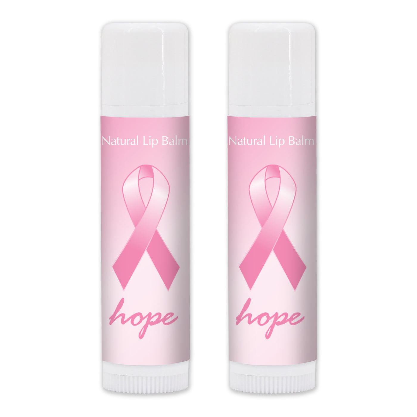 Breast Cancer Awareness Lip Balm - Pink Ribbon Giveaways - Hope Design