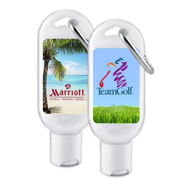 Custom Corporate Sunscreen with Carabiner (SPF 30)