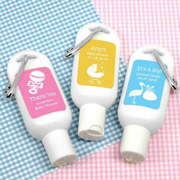 Personalized Sunscreen with Carabiner (SPF 30) - Silhouette Collection