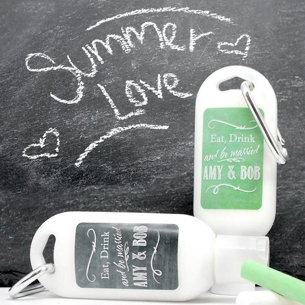 Personalized Sunscreen with Carabiner (SPF 30) - Silhouette Collection