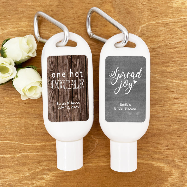 Catchy Sayings Sunscreen with Carabiner (SPF 30)