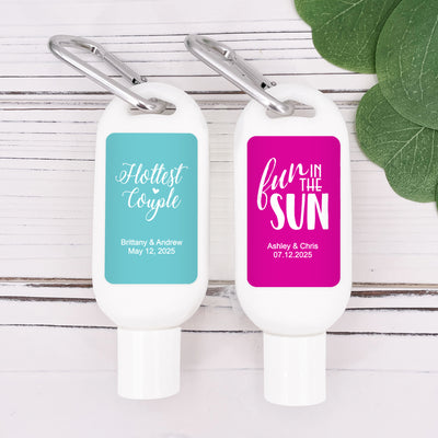 Catchy Sayings Sunscreen with Carabiner (SPF 30)