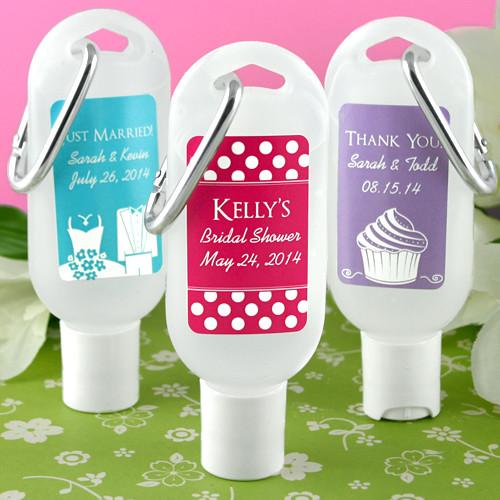 Personalized Sunscreen with Carabiner (SPF 30) - Silhouette Collection