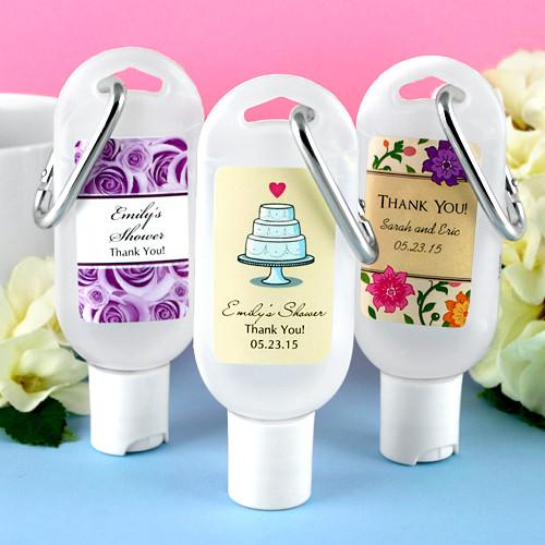 Sunscreen Favors with Carabiner (SPF 30)