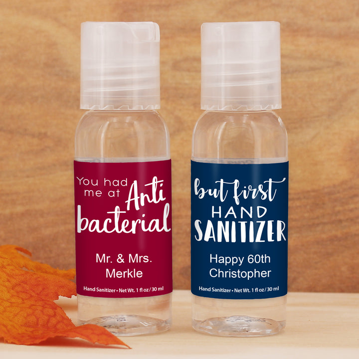 Catchy Sayings Personalized Hand Sanitizers