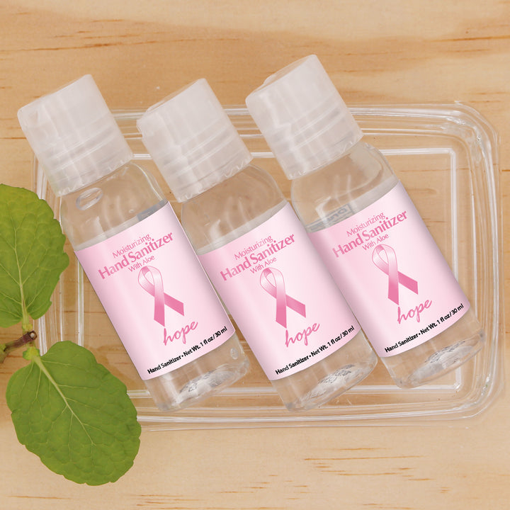 Breast Cancer Awareness Hand Sanitizer - Pink Ribbon Giveaways - Hope Design