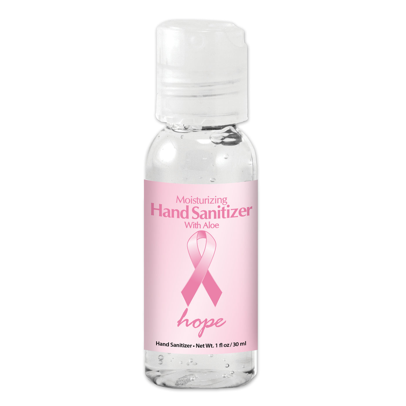 Breast Cancer Awareness Hand Sanitizer - Pink Ribbon Giveaways - Hope Design