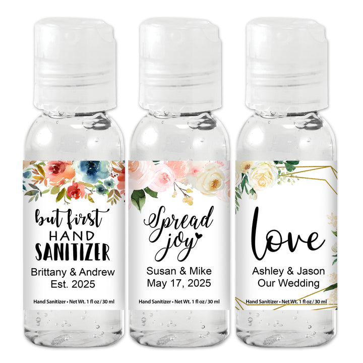 Floral &amp; Botanicals Personalized Hand Sanitizers