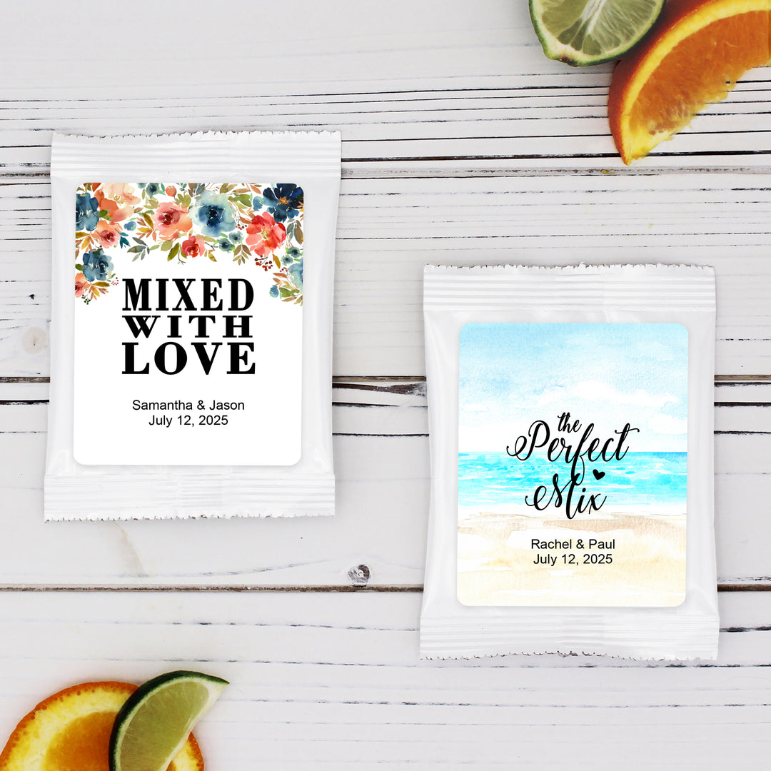 Floral &amp; Botanicals Personalized Cocktail Mixes
