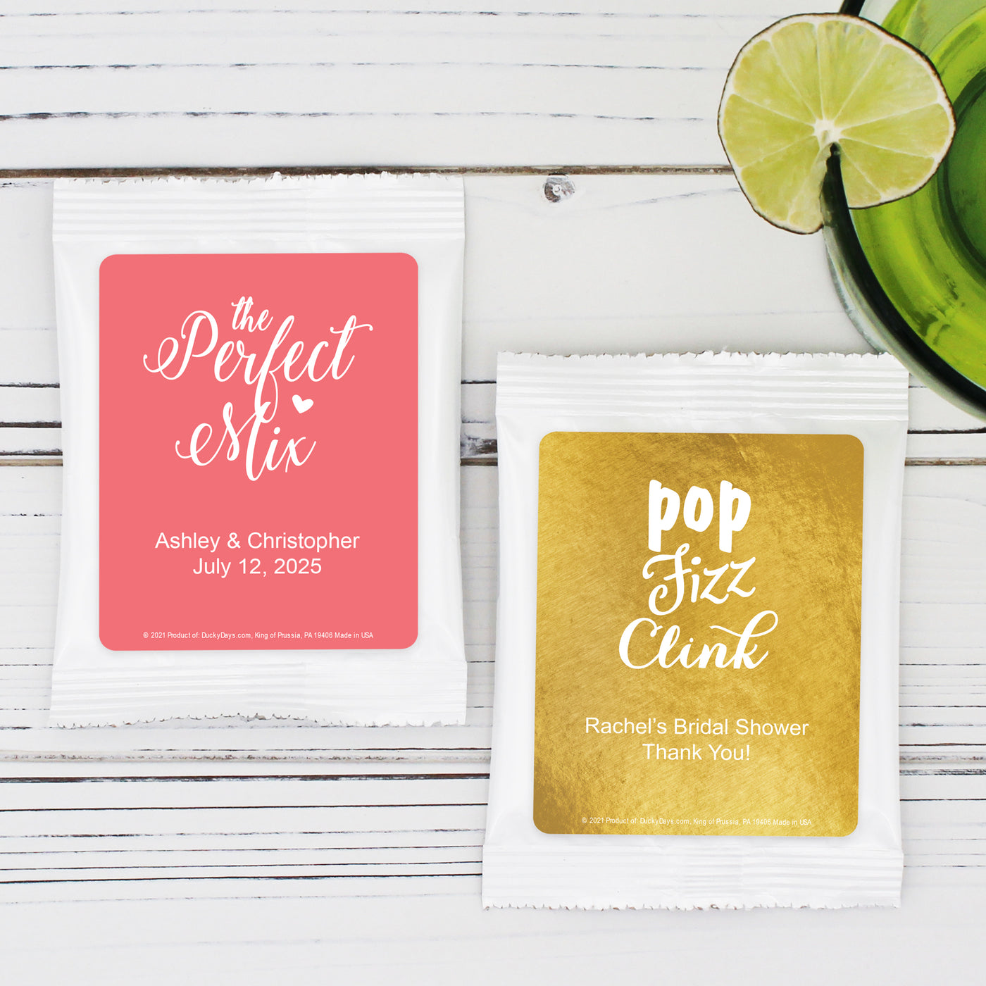 Catchy Sayings Personalized Cocktail Mixes