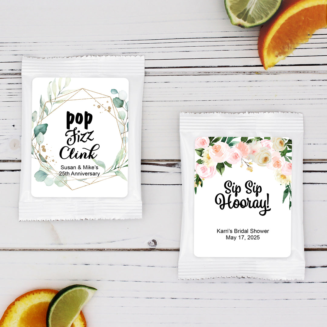 Floral &amp; Botanicals Personalized Cocktail Mixes