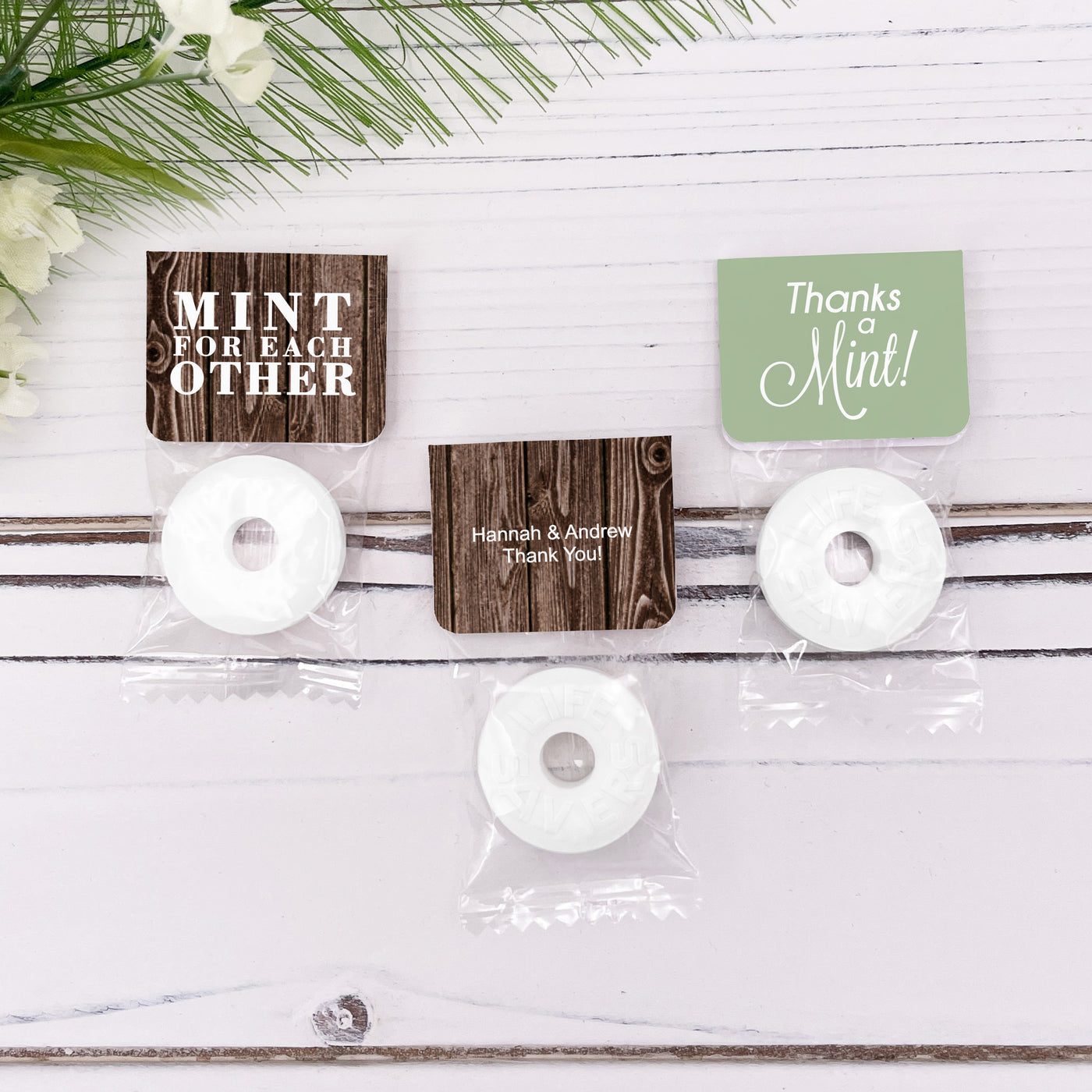 Catchy Sayings Personalized Life Saver Tags