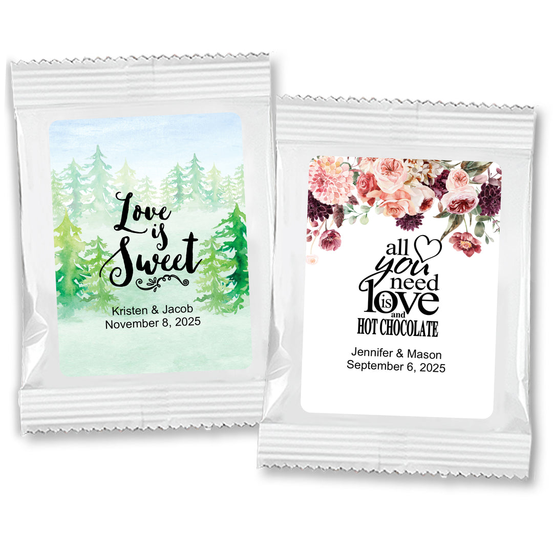 Floral &amp; Botanicals Personalized Hot Chocolate Mix