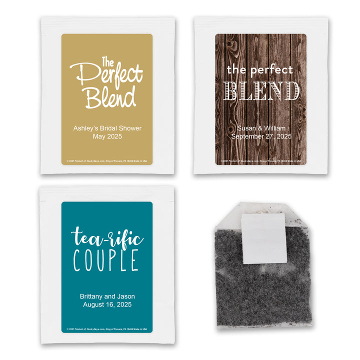 Catchy Sayings Personalized Tea Bags