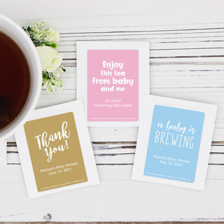 Catchy Sayings Personalized Tea Bags