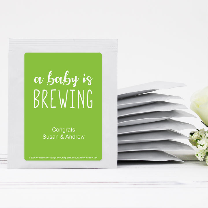 Catchy Sayings Personalized Tea Bags