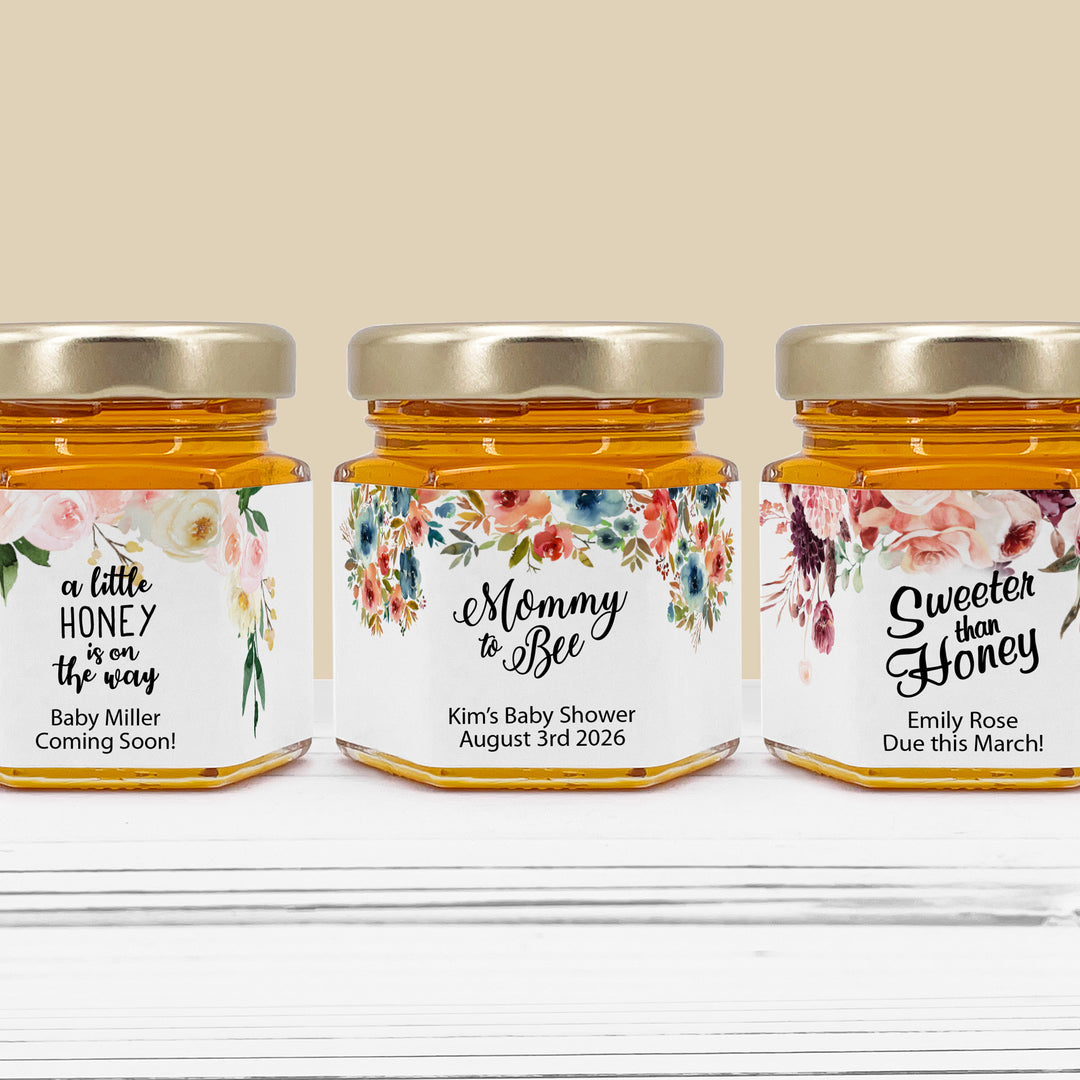 Honey Wedding Favors - Floral &amp; Botanicals Collection