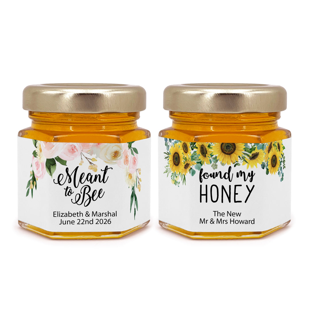 Honey Wedding Favors - Floral &amp; Botanicals Collection