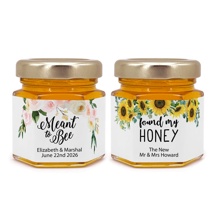 Honey Wedding Favors - Floral &amp; Botanicals Collection
