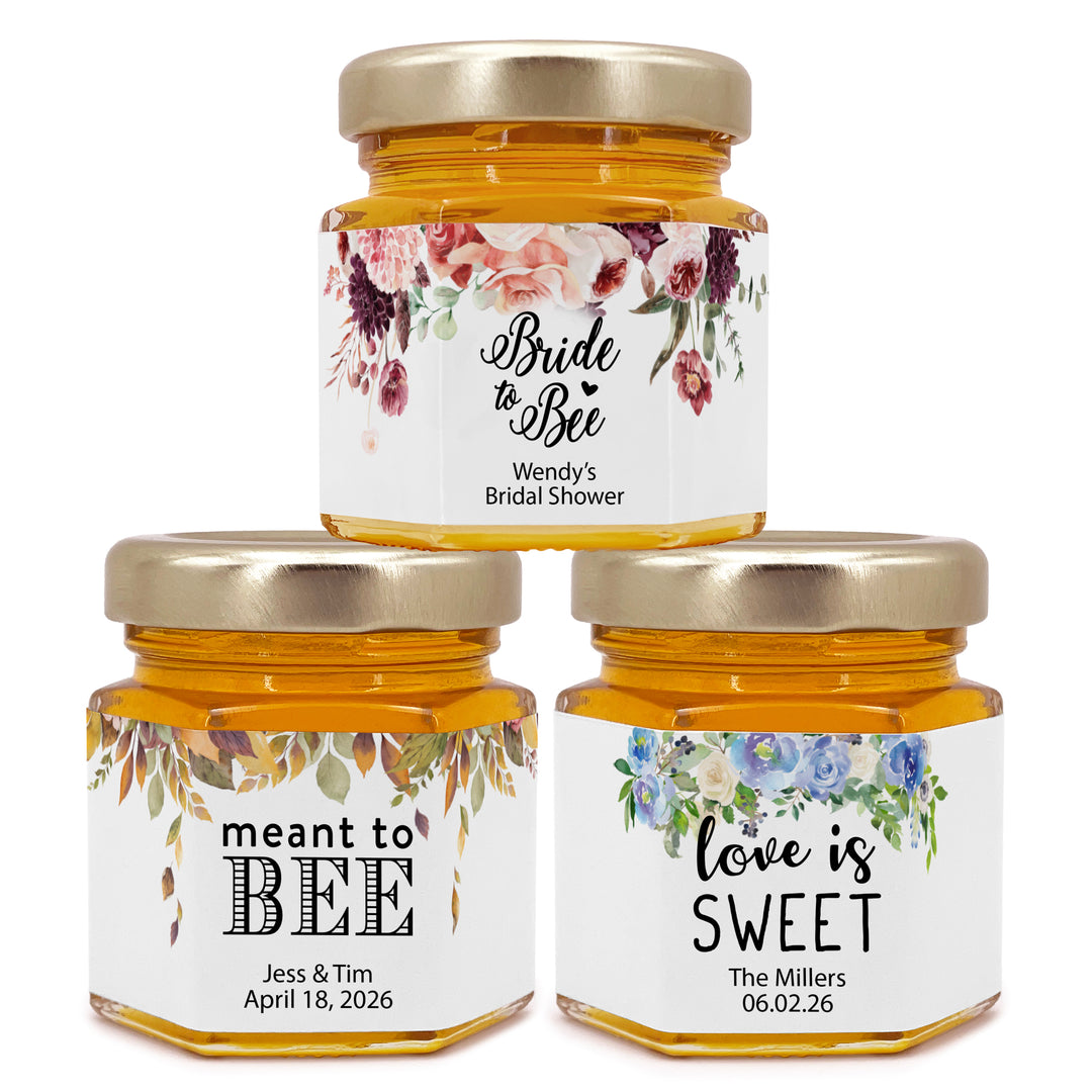 Honey Wedding Favors - Floral &amp; Botanicals Collection
