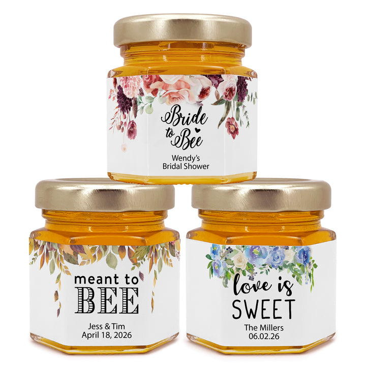 Honey Wedding Favors - Floral &amp; Botanicals Collection