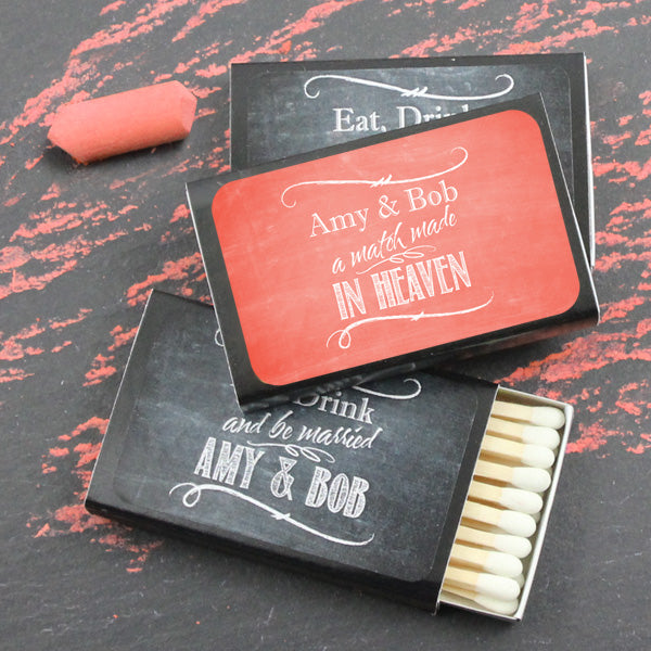 Personalized Matchboxes - Silhouette Collection - Set of 50