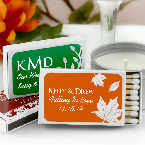 Personalized Matchboxes - Silhouette Collection - Set of 50