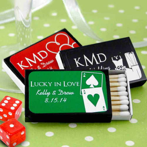 Personalized Matchboxes - Silhouette Collection - Set of 50