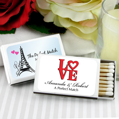 Personalized Matches - Set of 50