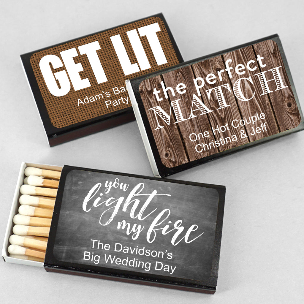 Perfectmatch Set Perfect Match Personalized Matches - Set of 50 – Ducky Days